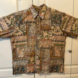 Tori Richard Men's Hawaiian Shirt - Large